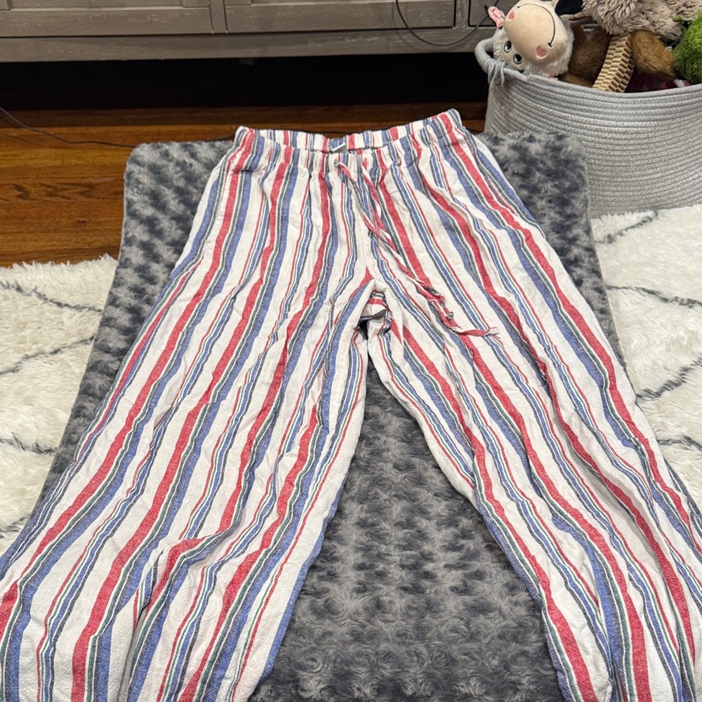 Old Navy Multicolor Striped Wide-Leg Pants